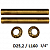 Декоративный комплект RETROstyle А67000МА 3/4" D25,2/L160