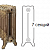 Радиатор Радимакс WINDSOR-600 7 секций